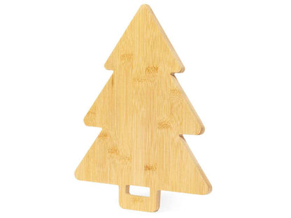 Tabla de Cocina de Bambú con Diseño Árbol de Navidad - Resistente y Ecológica