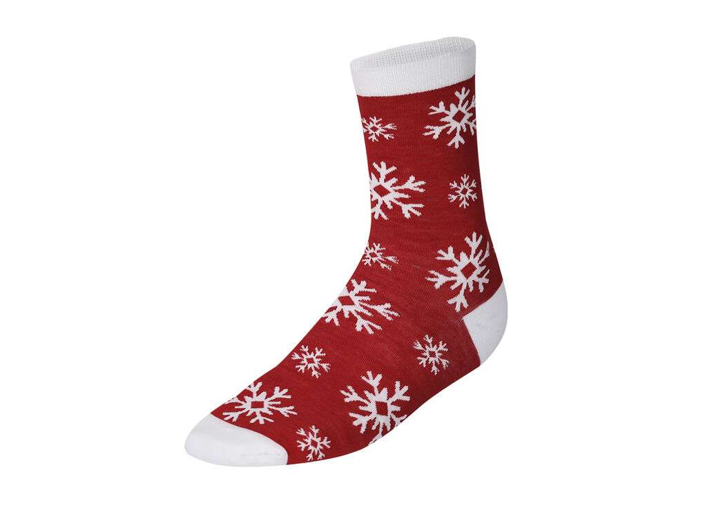 Calcetines Navideños Suaves en Bola de Navidad Transparente