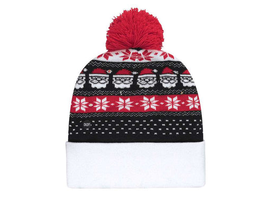 Gorro Navideño LED con Pom Pom y Luz Intermitente - Plumex