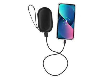 Batería auxiliar 4000mAh con función Calienta Manos y carga USB
