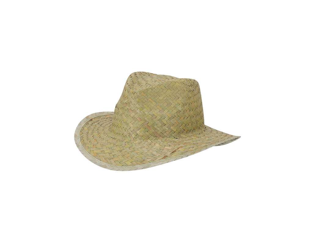 Sombrero de paja verde natural trenzada con cinta interior cómoda