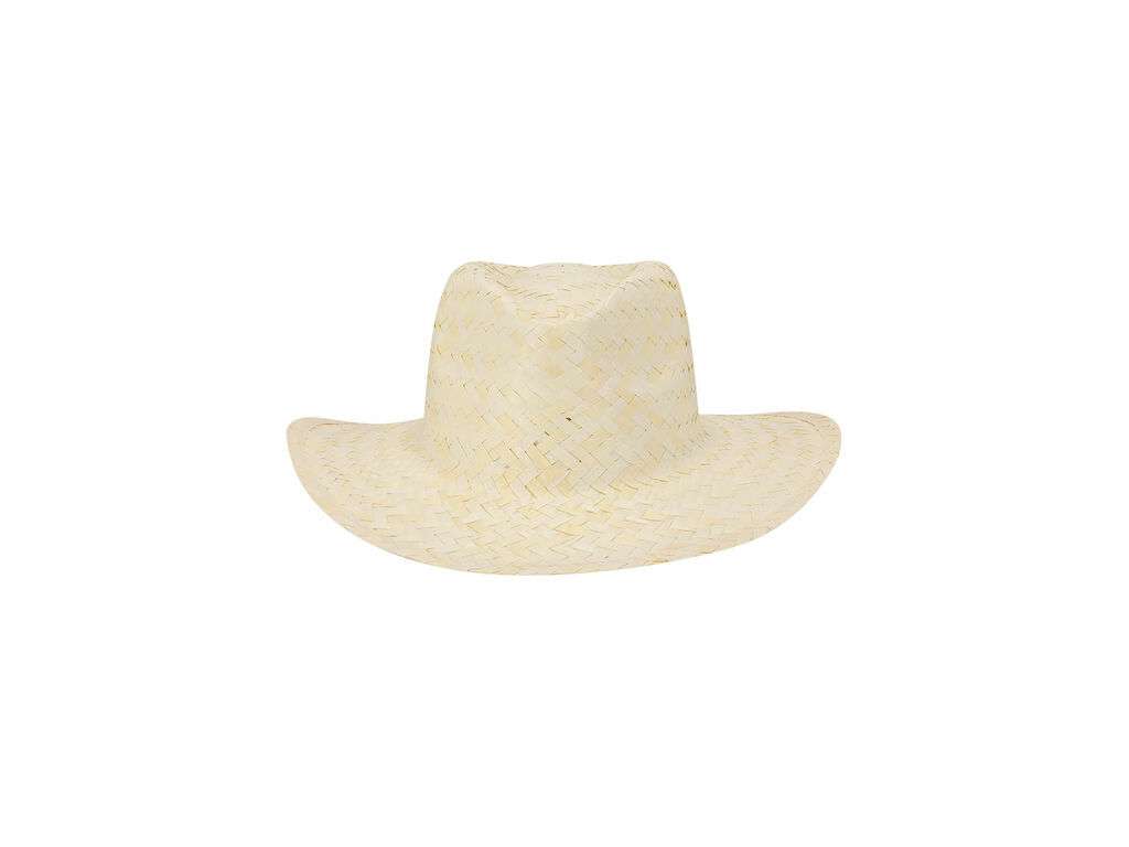 Sombrero de paja blanco trenzado con cinta interior cómoda
