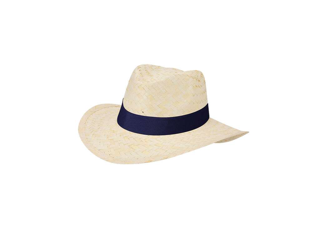 Sombrero de paja blanco trenzado con cinta interior cómoda