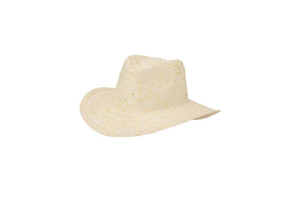 Sombrero de paja blanco trenzado con cinta interior cómoda