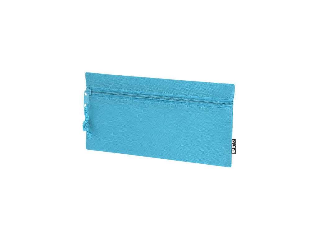 Estuche RPET 600D sostenible con cremallera y cordón a juego