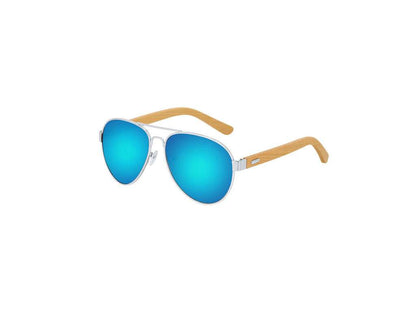 Gafas de Sol con Varillas de Bambú y Protección UV400