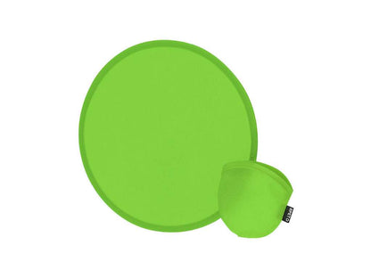 Frisbee plegable sostenible de RPET con funda compacta