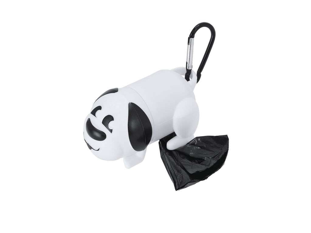 Dispensador de Bolsas para Mascotas con Mosquetón y 15 Bolsas