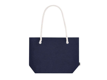 Bolsa de fieltro reciclado con asas de algodón y refuerzo, resistente 6kg