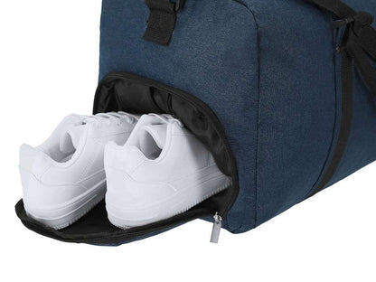 Bolso sostenible Gleor en poliéster RPET con varios compartimentos