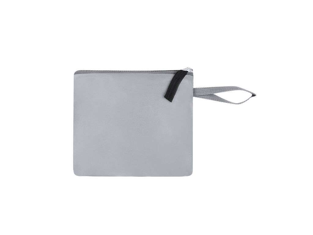 Mochila Plegable RPET Reflectante con Bolsillo y Cinta de Transporte