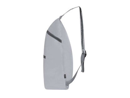 Mochila Plegable RPET Reflectante con Bolsillo y Cinta de Transporte
