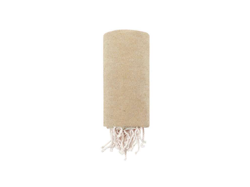 Pareo toalla sostenible de algodón reciclado y RPET 180g/m²