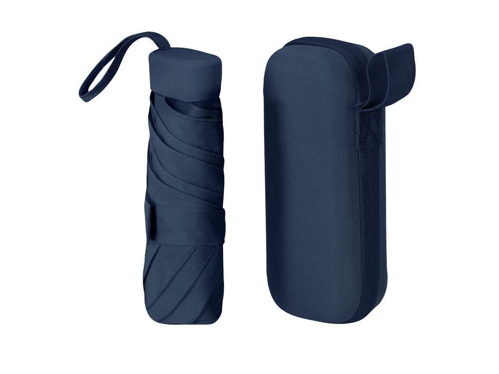 Paraguas plegable Ottis 90 cm con sistema antiviento y funda rígida