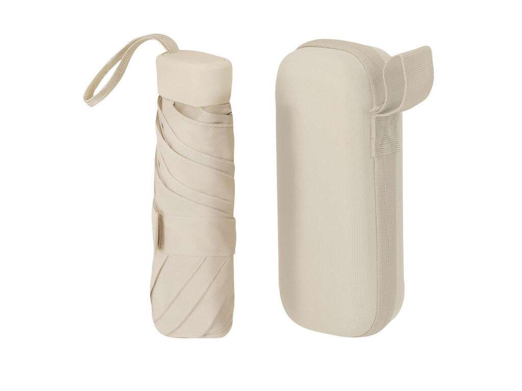 Paraguas plegable Ottis 90 cm con sistema antiviento y funda rígida