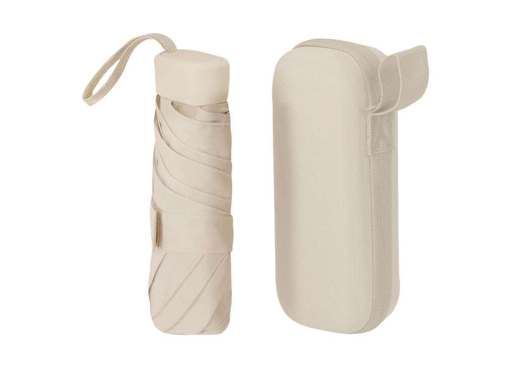 Paraguas plegable Ottis 90 cm con sistema antiviento y funda rígida