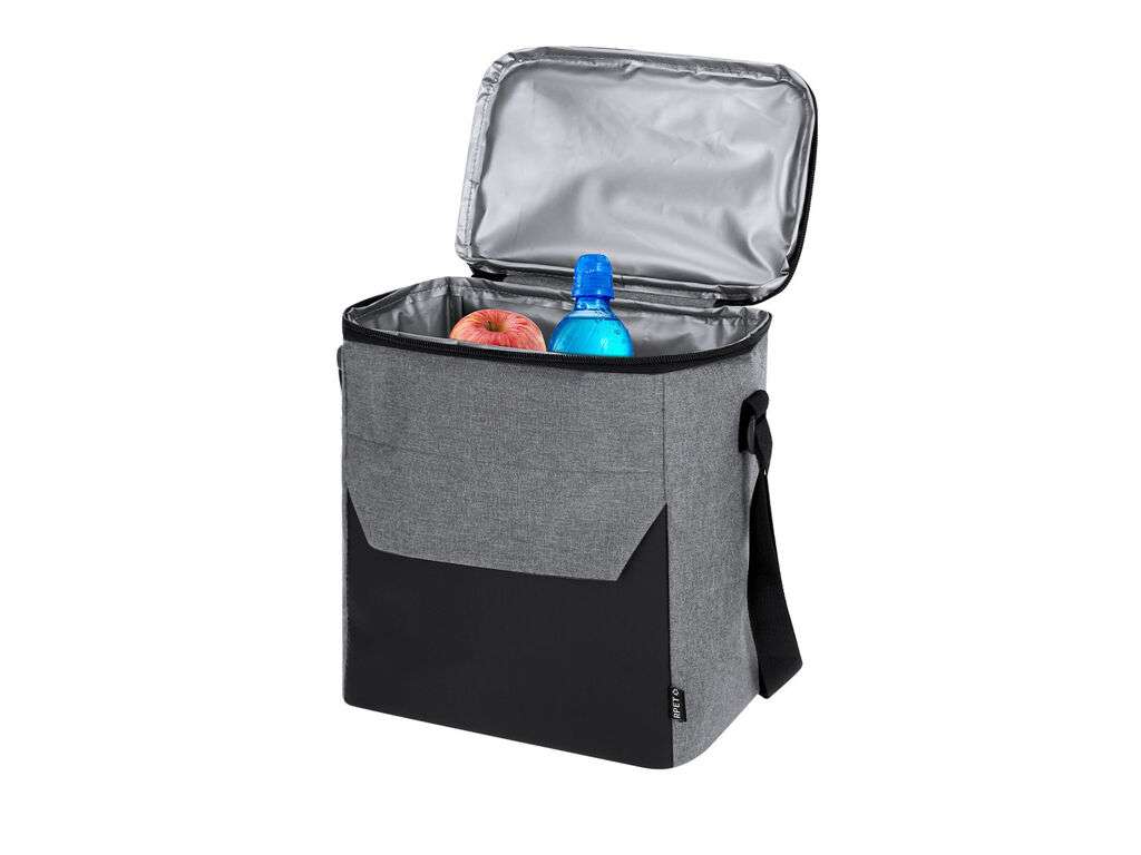 Nevera isotérmica RPET 8L con bandolera ajustable y bolsillo frontal