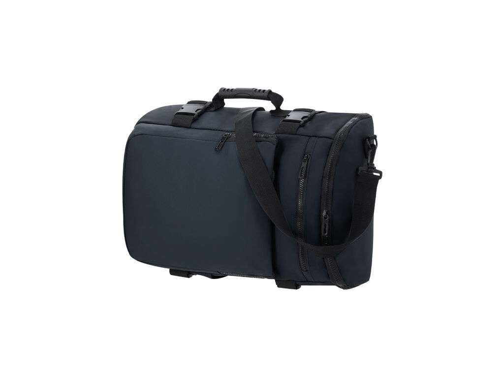 Mochila portadocumentos urbana de PU con triple uso y acolchado