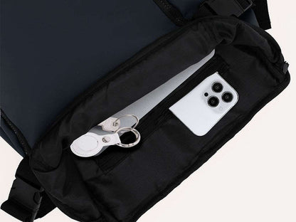 Mochila portadocumentos urbana de PU con triple uso y acolchado