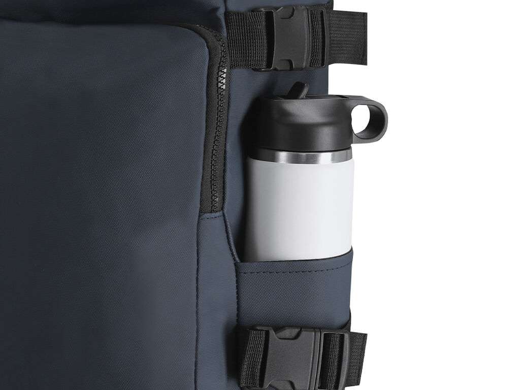 Mochila portadocumentos urbana de PU con triple uso y acolchado