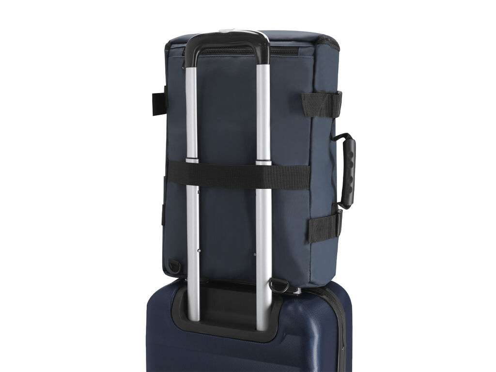 Mochila portadocumentos urbana de PU con triple uso y acolchado