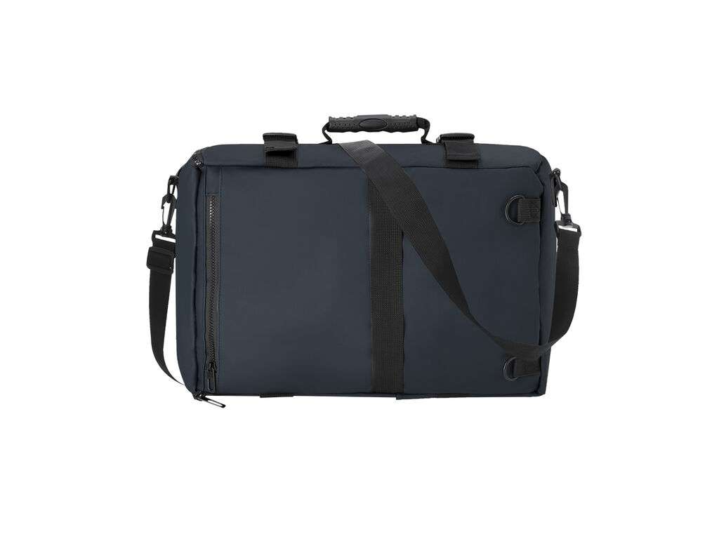 Mochila portadocumentos urbana de PU con triple uso y acolchado