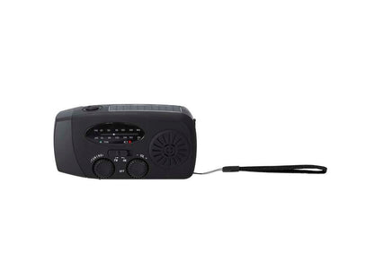 Radio Multifunción de Emergencia con Linterna LED y Carga Solar