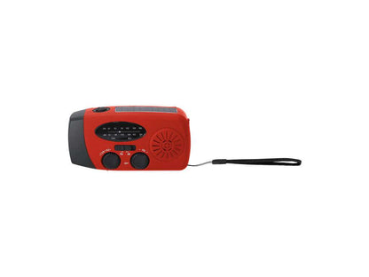 Radio Multifunción de Emergencia con Linterna LED y Carga Solar