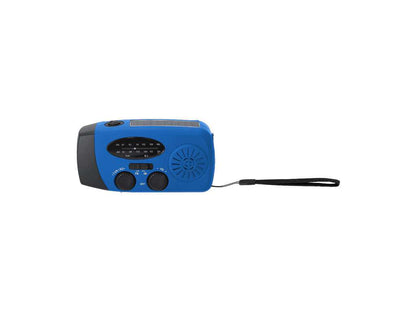 Radio Multifunción de Emergencia con Linterna LED y Carga Solar