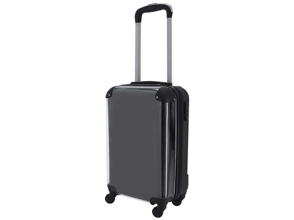 Trolley Pletux con protector transparente y cierre de seguridad