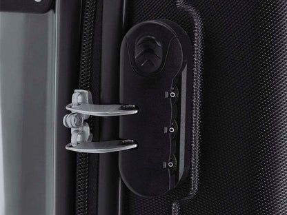 Trolley Pletux con protector transparente y cierre de seguridad