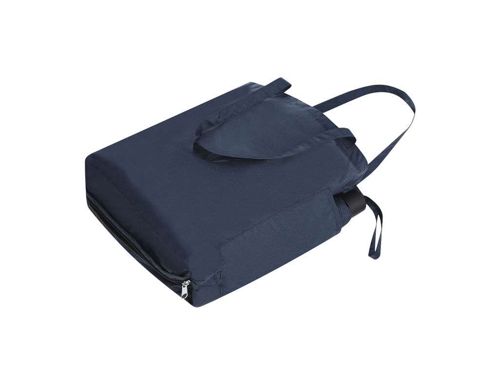 Set Paraguas y Bolsa RPET Plegable Antiviento 100cm