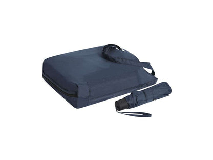 Set Paraguas y Bolsa RPET Plegable Antiviento 100cm