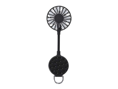 Ventilador multiposición con soporte ajustable y batería recargable