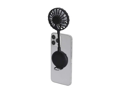 Ventilador multiposición con soporte ajustable y batería recargable