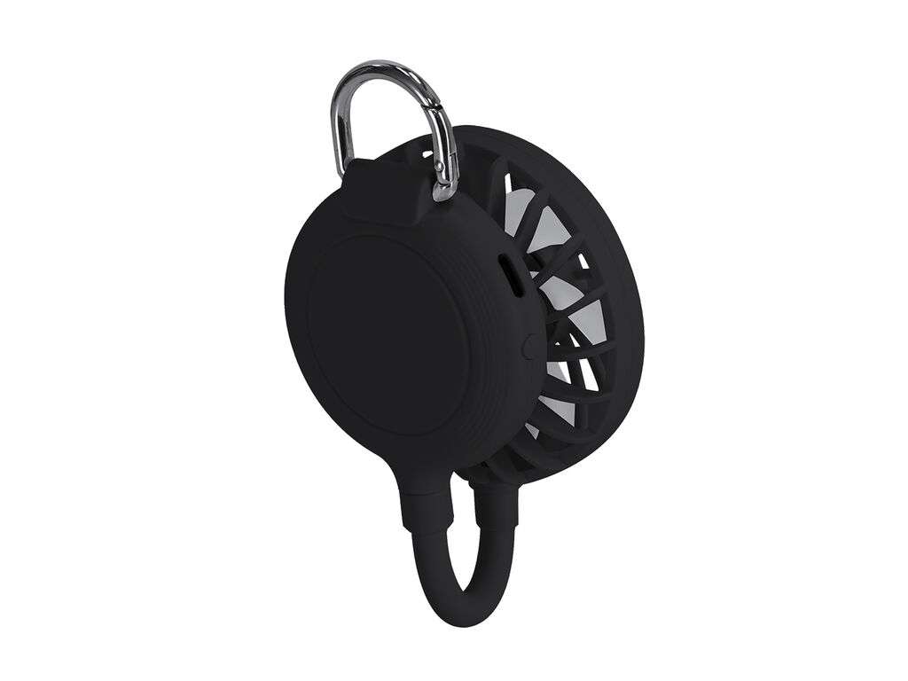 Ventilador multiposición con soporte ajustable y batería recargable
