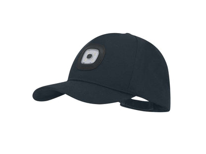 Gorra con linterna extraíble y ajustable para actividades al aire libre