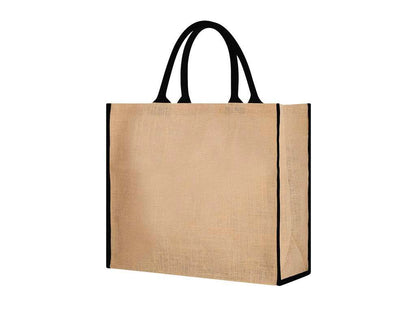 Bolsa de Yute 300 g/m2 con asas reforzadas y cierre de velcro