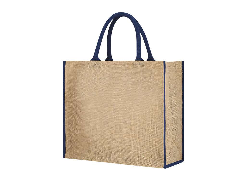 Bolsa de Yute 300 g/m2 con asas reforzadas y cierre de velcro