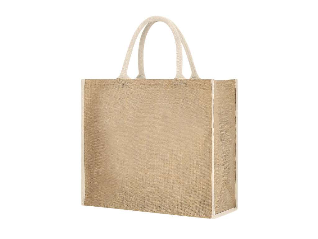 Bolsa de Yute 300 g/m2 con asas reforzadas y cierre de velcro