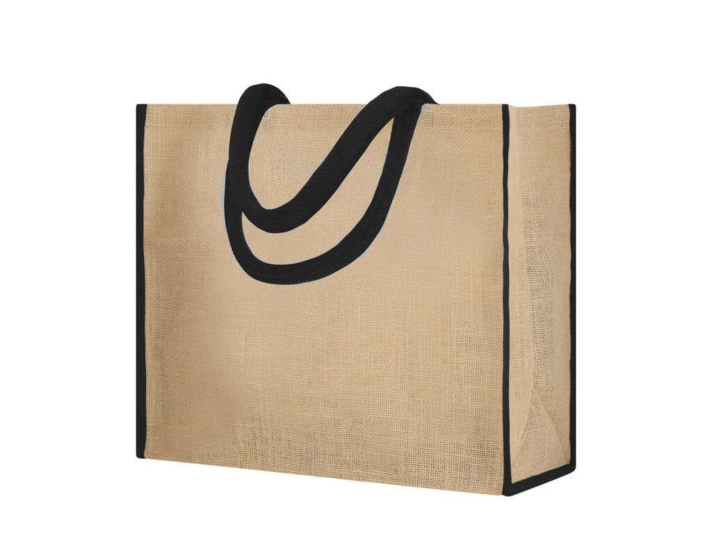 Bolsa de Yute 300 g/m2 con asas reforzadas y cierre de velcro