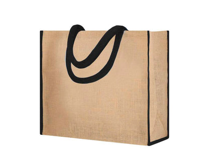 Bolsa de Yute 300 g/m2 con asas reforzadas y cierre de velcro