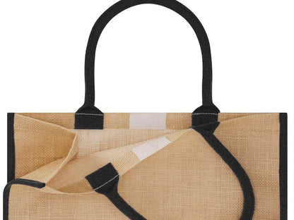 Bolsa de Yute 300 g/m2 con asas reforzadas y cierre de velcro