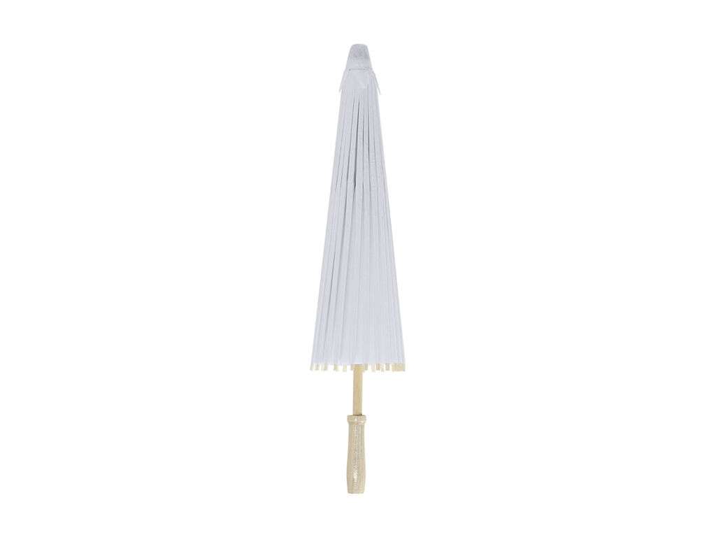 Sombrilla de madera y tela Zalea con mango natural resistente