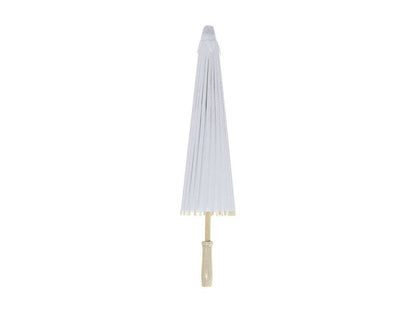 Sombrilla de madera y tela Zalea con mango natural resistente
