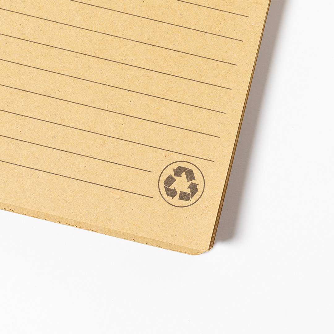 Libreta de anillas Nature con diseño navideño y tapas de bambú