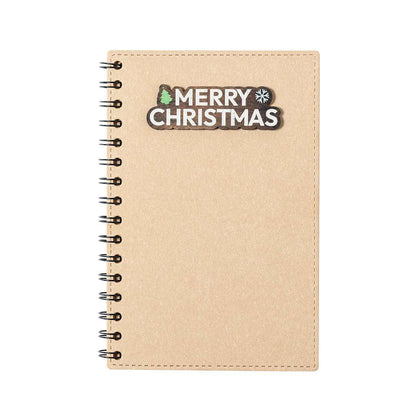 Libreta de anillas Noylax con diseño navideño y hojas eco