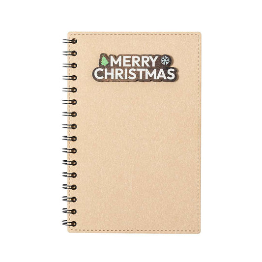 Libreta de anillas Noylax con diseño navideño y hojas eco