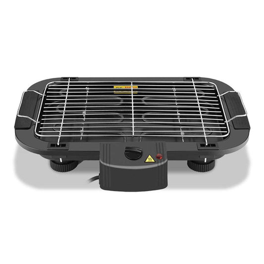 Barbacoa eléctrica Almalux® 2000W con parrilla de 2 alturas, 5 temperaturas y bandeja recoge grasa
