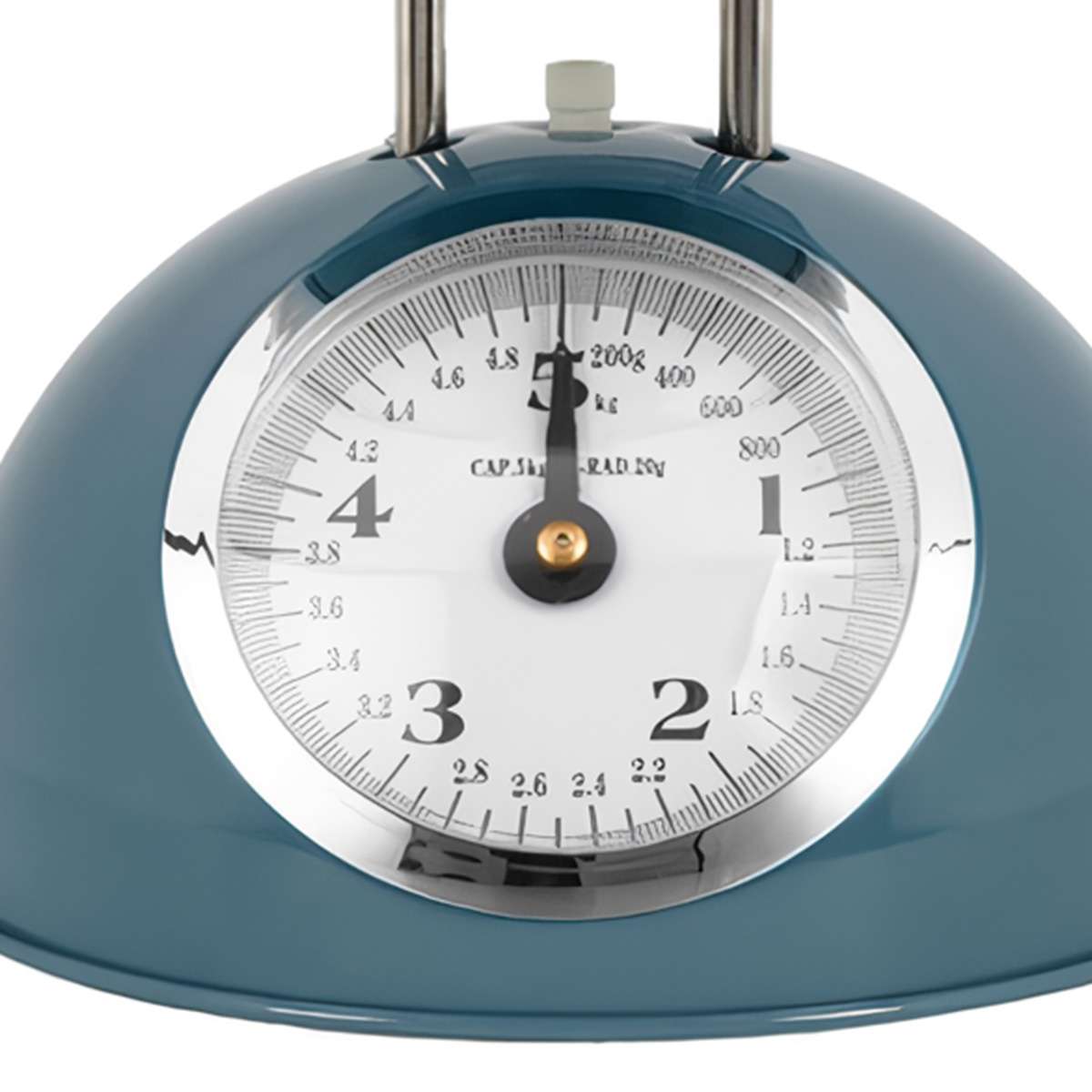 Báscula de cocina retro Almalux® con cuenco extraíble de acero inoxidable, capacidad 5 kg y diseño vintage